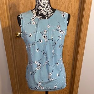 Karl Lagerfeld sleeveless floral top